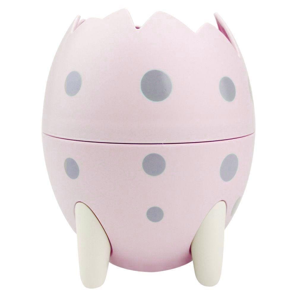 Porta Trecos Organizador Multiuso Baby Ovo De Dinossauro Rosa