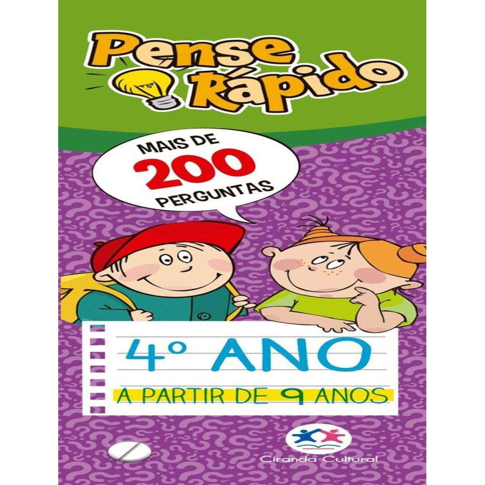 Pense Rapido - 4º Ano