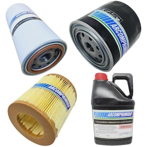 Filtros e 5L de Óleo Sintético Similares para Compair L22