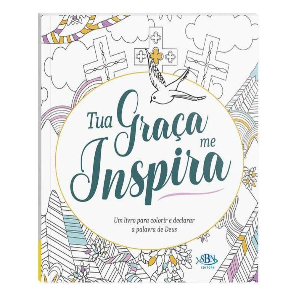 Livro Para Colorir - Tua Graca Me Inspira