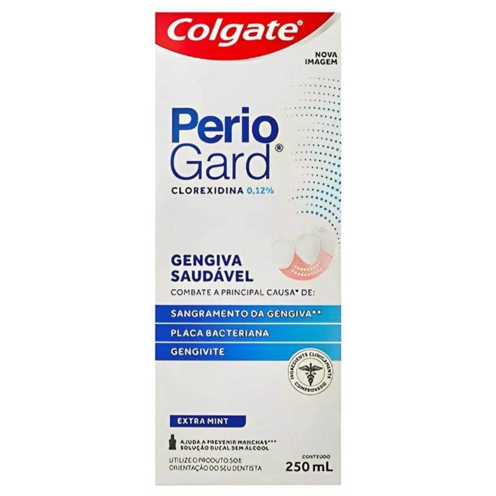 Enxaguante Bucal Colgate Periogard Sem Alcool Mint 250Ml