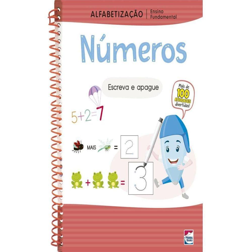 Ensino Fundamental Alfabetizacao Escreva E Apague - Numeros