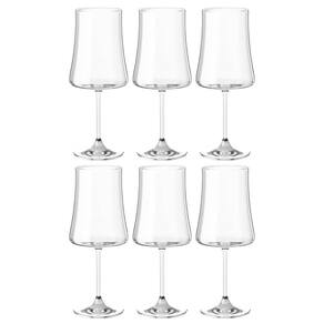 Taças Vinho E Água Cristal 460Ml Titânio Pleasure 6 Peças
