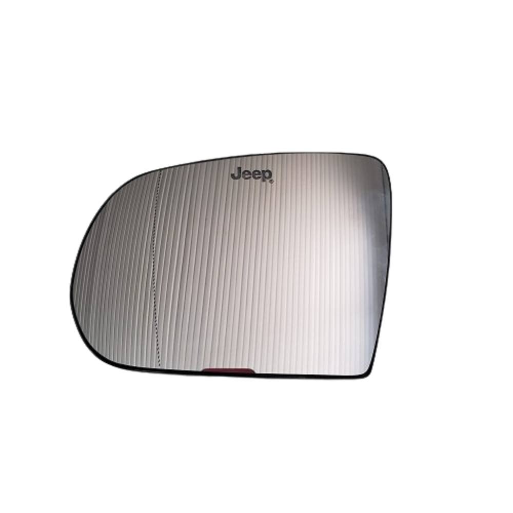 Lente Espelho Retrovisor Jeep Compass 2017 em diante - Lado Esquerdo