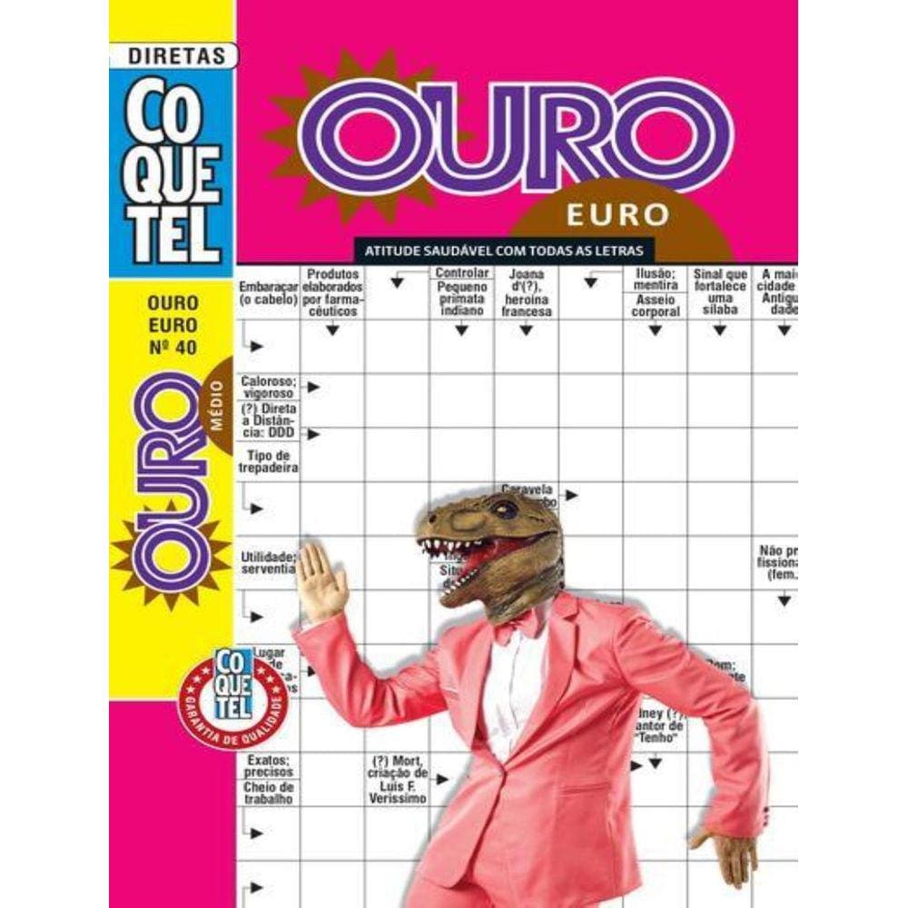 Livro Coquetel Ouro Euro - Nivel Medio - Vol. 40