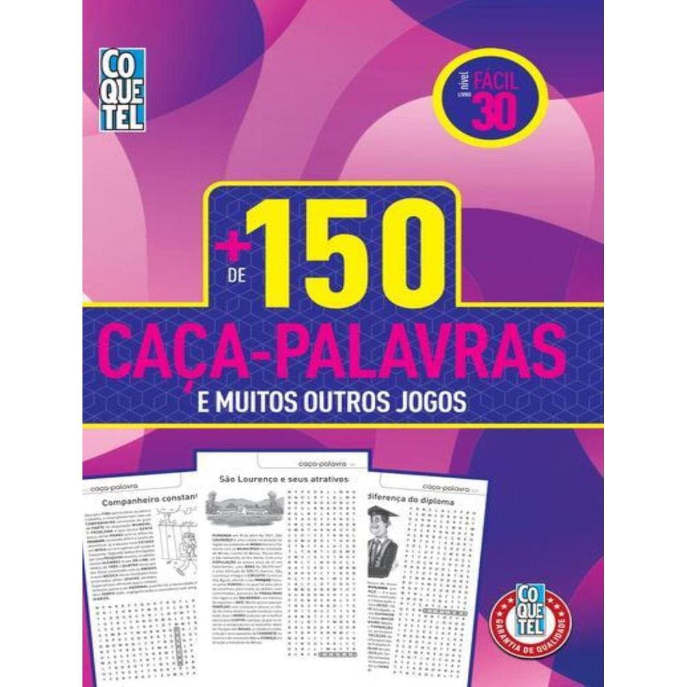 Mais De 150 Caca Palavras - Nivel Facil - Vol. 30