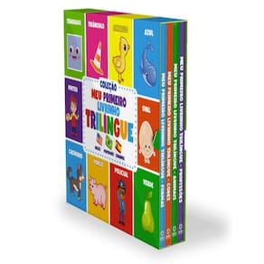 Colecao Meu Primeiro Livrinho Trilingue - Box Com 4 Livrinhos