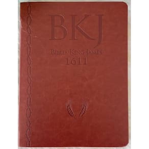 Biblia Bkj1611 Ultrafina Ampliada - Marrom