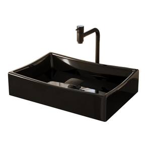 Kit Cuba Dalla Preta com Torneira Inox e Valvula Click Black