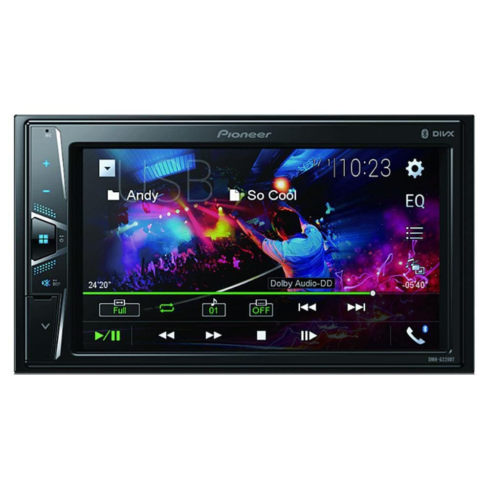 Central Multimídia Pioneer DMH-G228BT 6.2&quot; Touchscreen