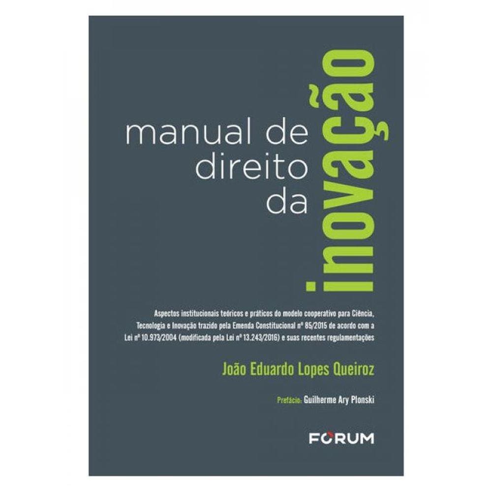Manual De Direito Da Inovação