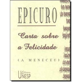 Carta Sobre A Felicidade - A Meneceu - 3ª Ed
