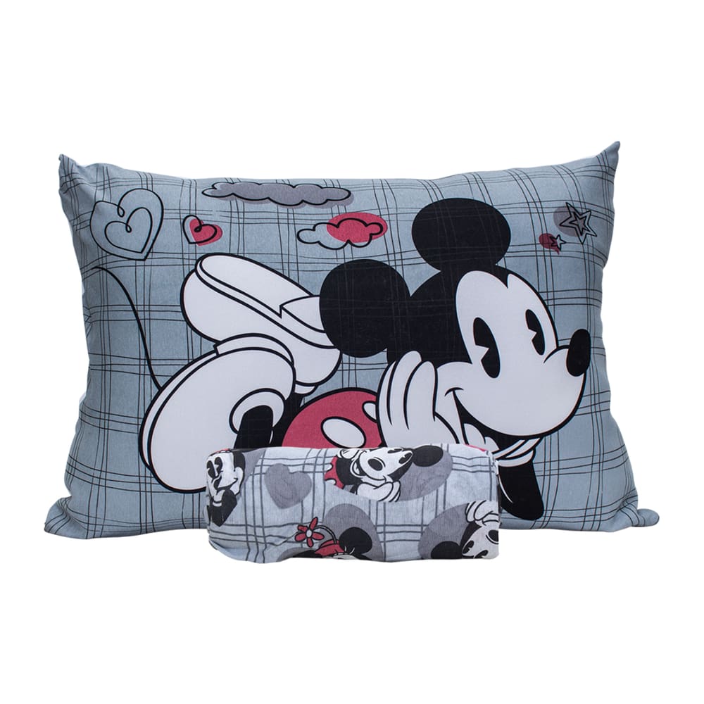 Jogo de Cama Lençol Solteiro Malha Algodão Infantil Disney