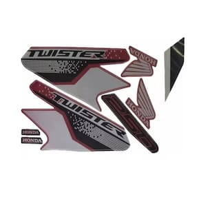 Kit Adesivo Vermelho 2021 Twister Jotaesse Cb250f Cbs - 1332