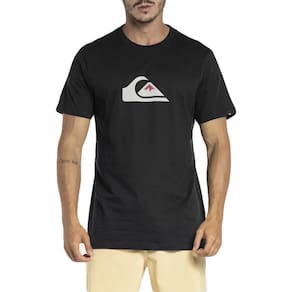 Camiseta Quiksilver Comp Logo WT24 Masculina Preto