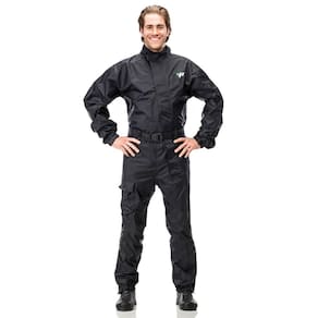 Macacão Motoqueiro de Nylon Pantaneiro Masculino Preta M - 1008M