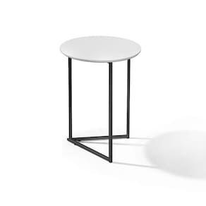 Mesa Lateral Decorativo Redonda Luxo Jade Pronto Envio