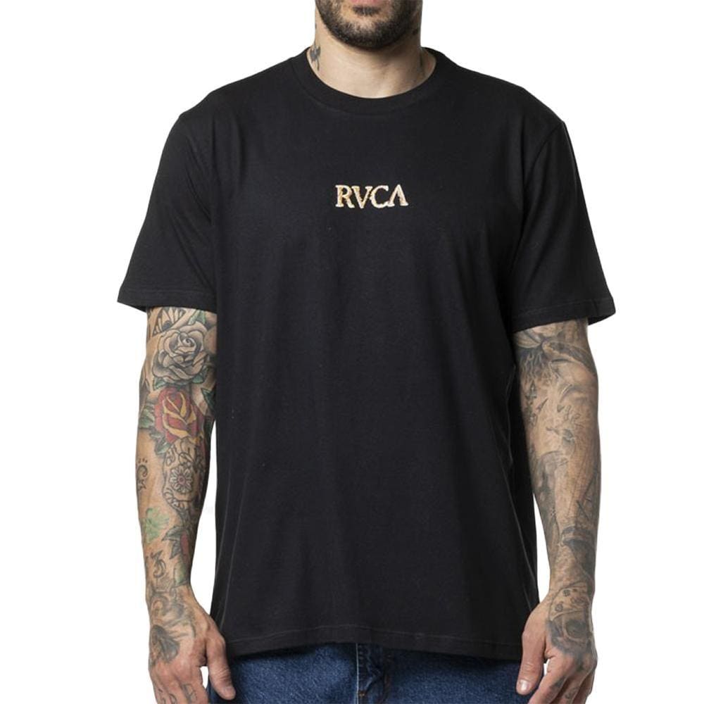 Camiseta RVCA Growth WT24 Masculina Preto