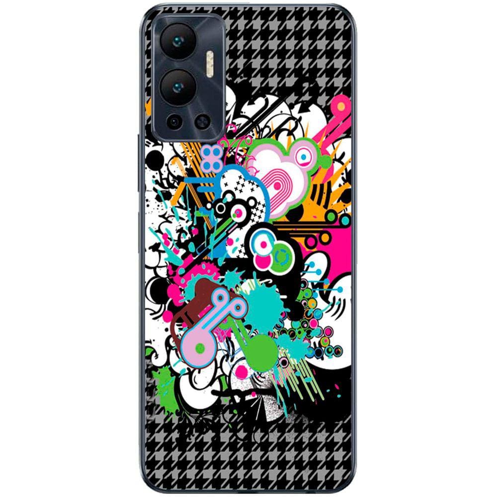 Capa Adesivo Skin022 Verso Para Infinix Hot 12 (2022)