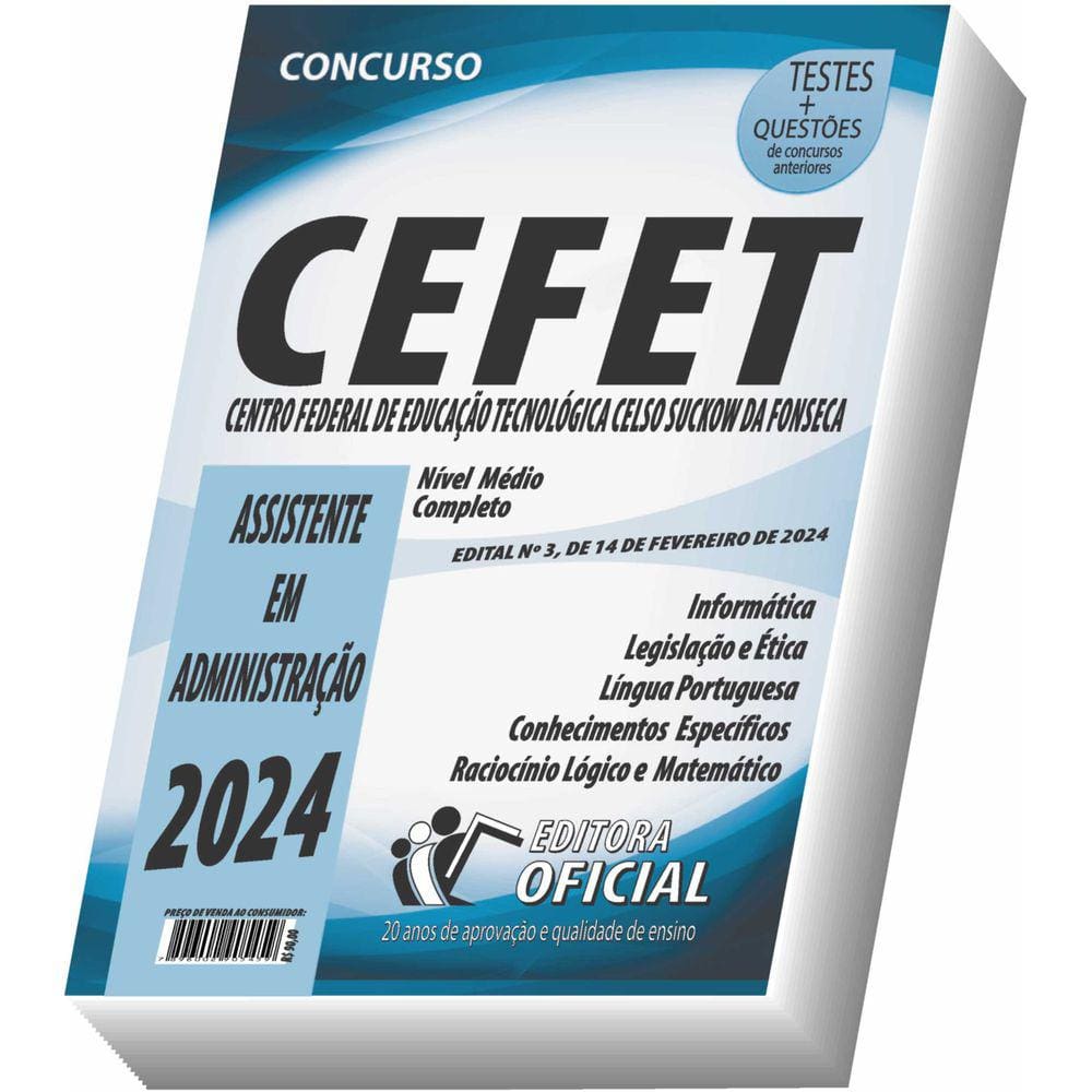 Apostila CEFET - RJ - Assistente em Administração