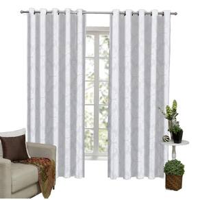 Cortina Tecido Jacquard Semi Blackout 3M X 2,60M - Branco