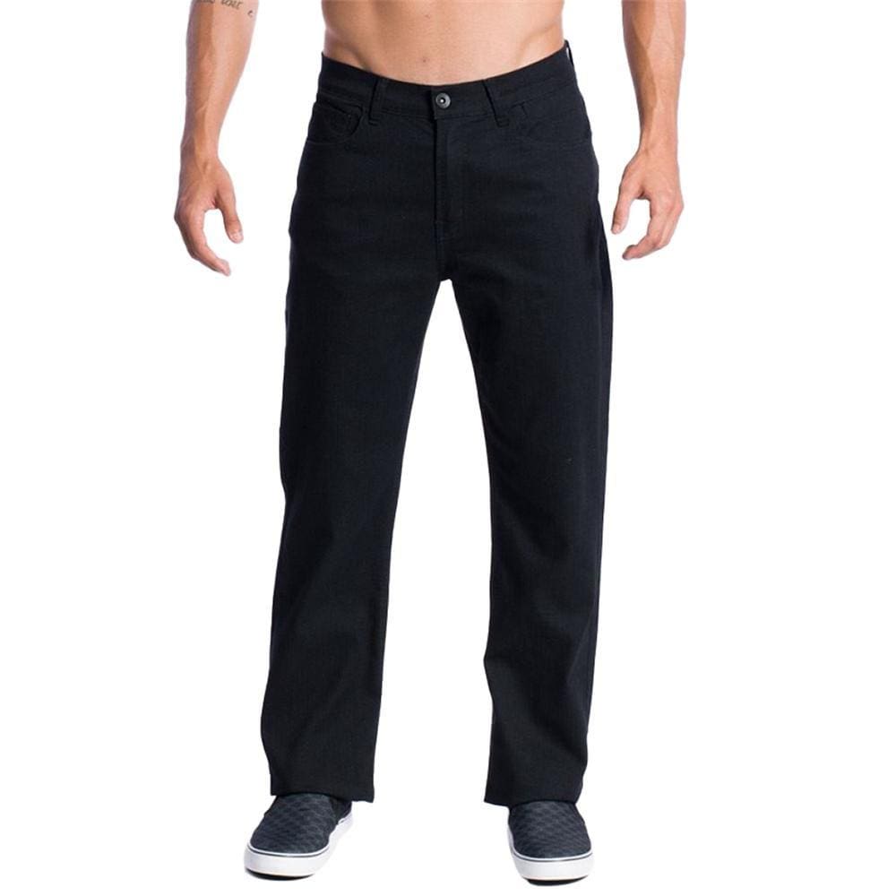 Calça Quiksilver Jeans Everyday Black WT24 Masculina Preto