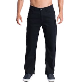 Calça Quiksilver Jeans Everyday Black WT24 Masculina Preto