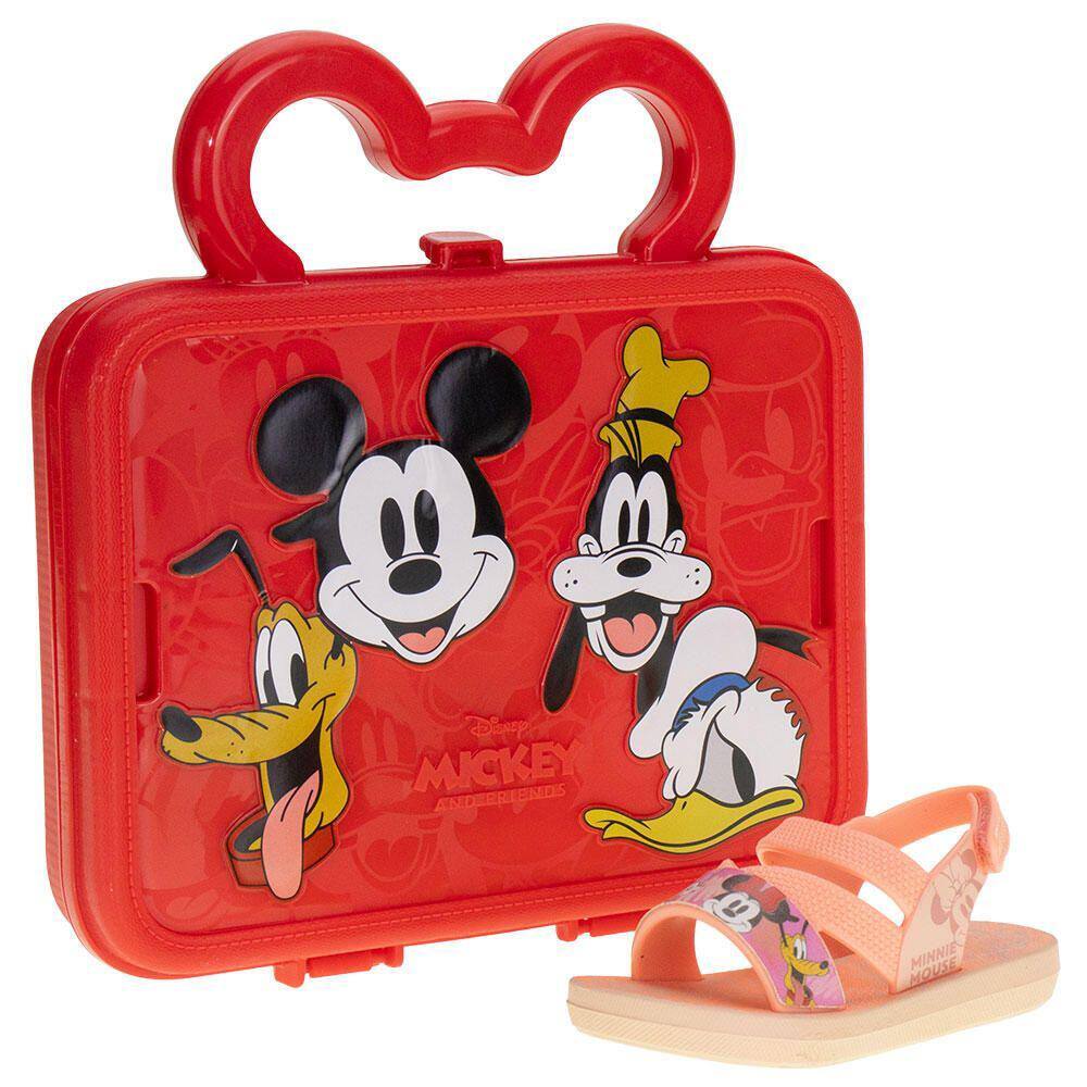 Kit Sandália Disney E Maleta Divertida Grendene Kids 22998