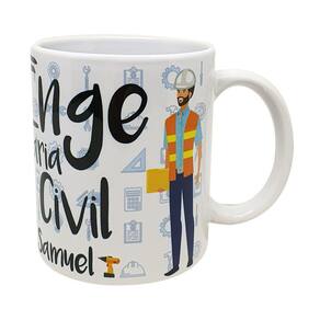 Caneca Personalizada Carreira Engenharia Engenheiro Civil