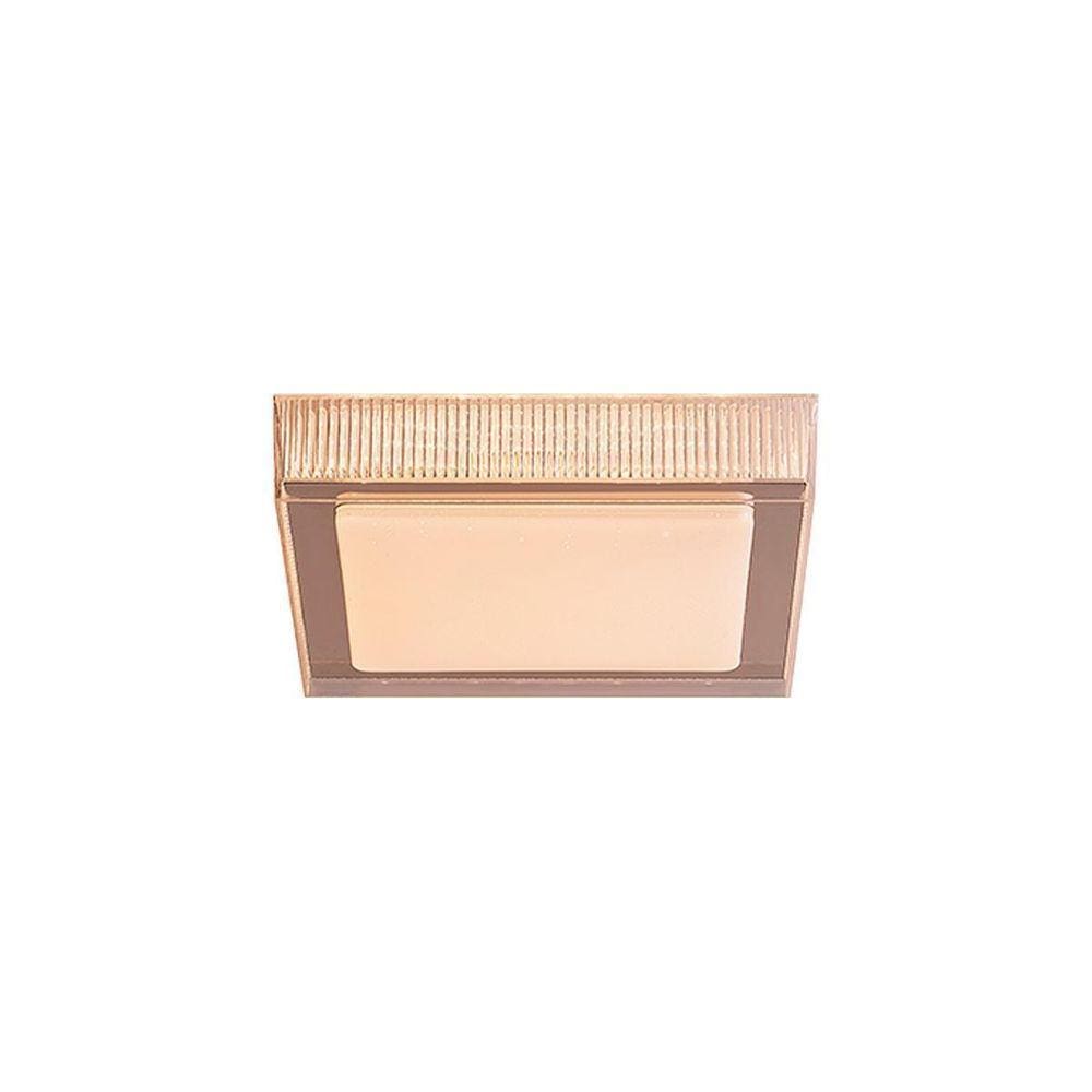 Plafon Aquarius Sobrepor Led Estrelado Quadrado Bivolt Opus