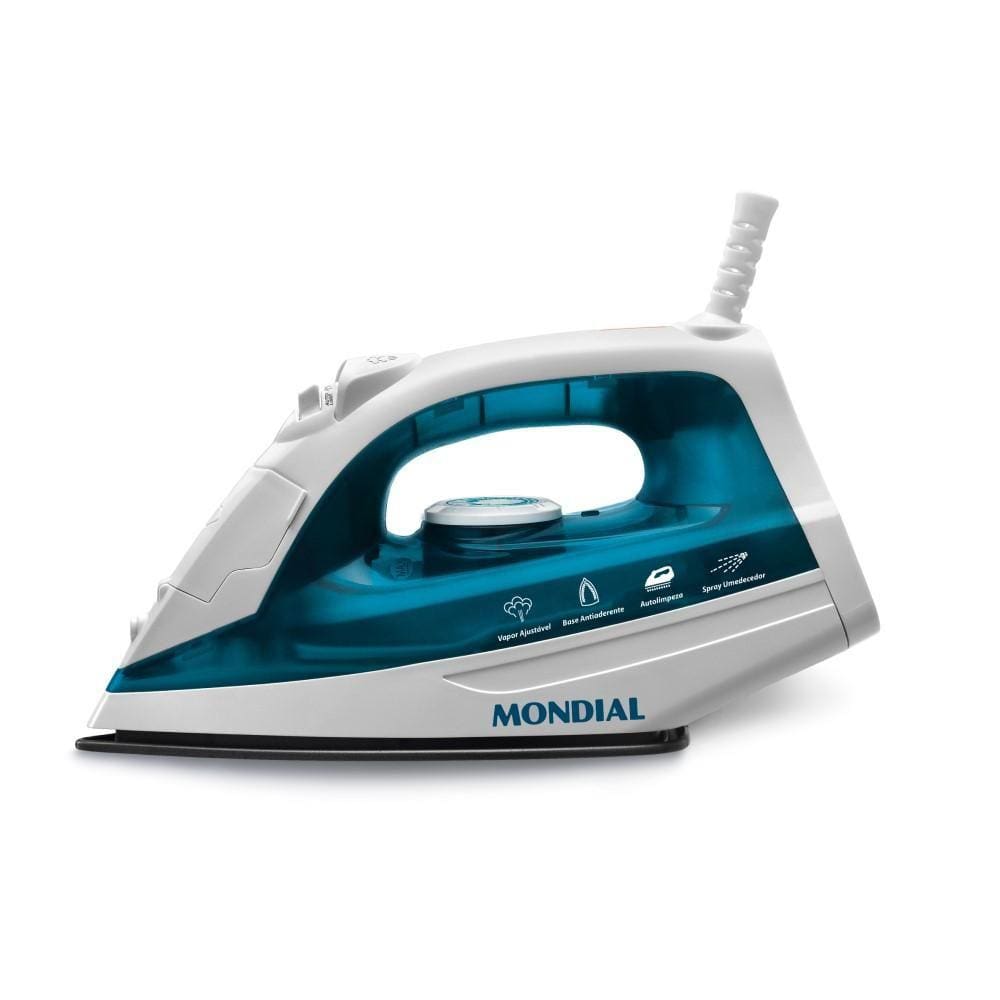 Ferro de Passar Roupa a Vapor e Seco Mondial 1200W 127V - F-32
