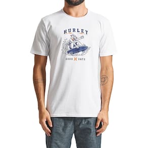 Camiseta Hurley Good Days SM24 Masculina Branco