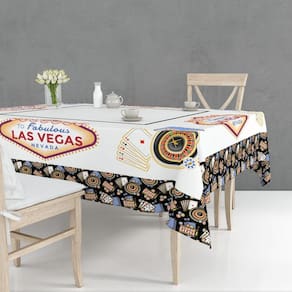 Toalha De Mesa 6 Lugares 2,20X1,50M Las Vegas