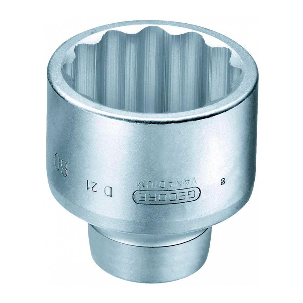 Soquete Estriado Curto 2.3/16" Encaixe de 1" - Gedore 018060