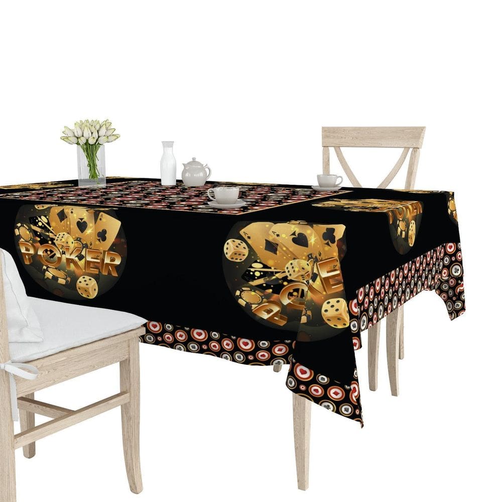 Toalha Mesa 4 Lugares 1,20 X 1,50 Poker