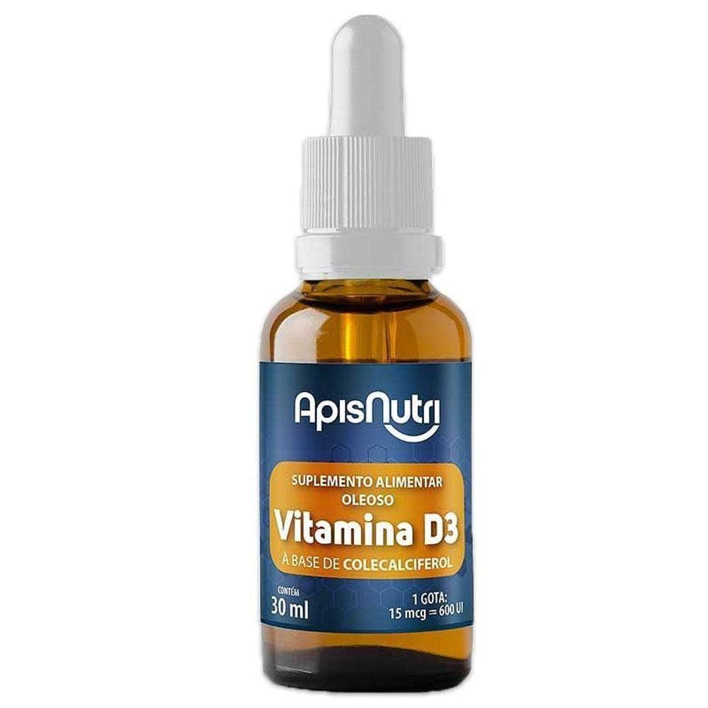 Vitamina D3 Em Gotas Apisnutri 30ml