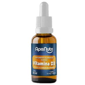 Vitamina D3 Em Gotas Apisnutri 30ml