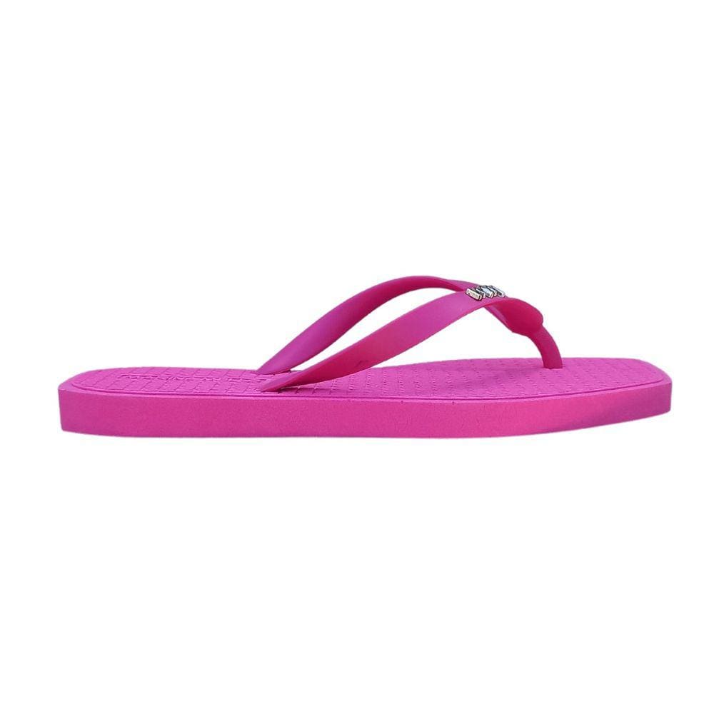 Chinelo de Dedo Feminino Bico Quadrado Pink Marina Mello