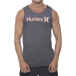 Regata Hurley O&O Solid SM24 Masculina Mescla Preto