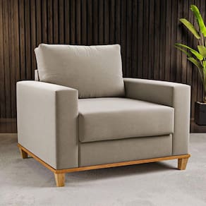 Poltrona Veludo 82cm Viena Viero