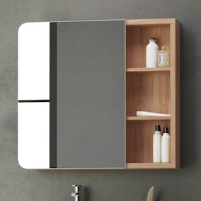 Armário Para Banheiro Madri 80 Branco/Tauari