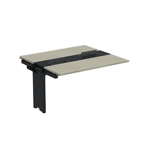 Complemento de mesa Plataforma para Coworking para 2 Pessoas 130X120 Nogueira Casablanca/Preto