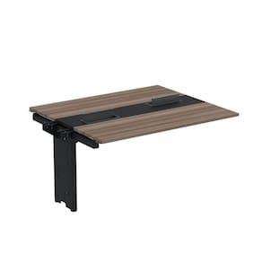 Complemento de mesa Plataforma para Coworking para 2 Pessoas 140X120 Walnut/Preto