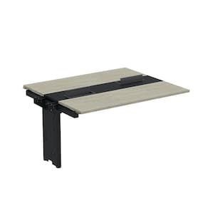 Complemento de mesa Plataforma para Coworking para 2 Pessoas 150X120 Nogueira Casablanca/Preto