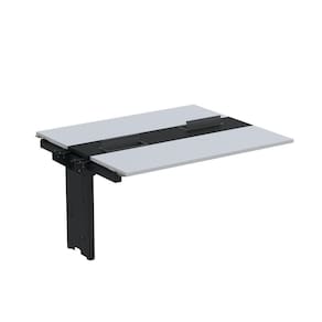 Complemento de mesa Plataforma para Coworking para 2 Pessoas 140X120 Cinza/Preto