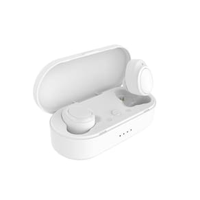 Fone De Ouvido Sem Fio Letron Slim Branco - Estéreo Intra-Auricular Com Case Bluetooth