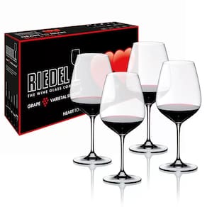 4 Taças Riedel Cristal Heart to Heart Cabernet Sauvignon 800