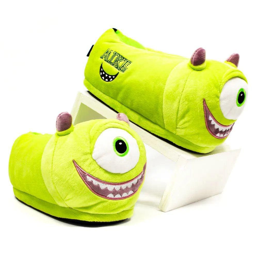 Pantufa 3D Mike Wazowski Unissex Monstros SA Oficial Disney