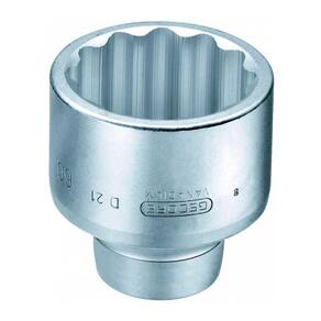 Soquete Estriado Curto 70 MM Encaixe de 1" - Gedore 018012