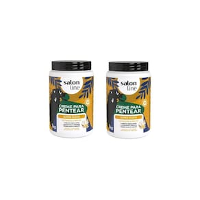 Creme Para Pentear Salon Line 1Kg Super Oleos - 2Un
